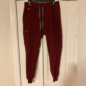 Figs Burgundy Zamora Jogger